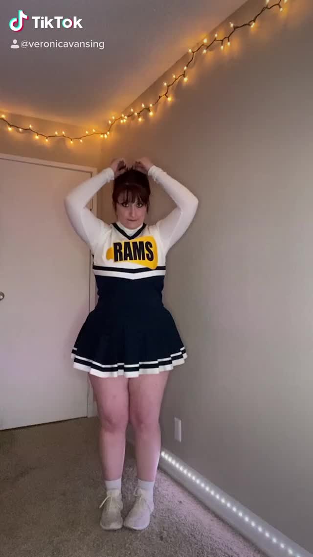 My middle school cheerleading uniform! I can’t believe it still fits ??