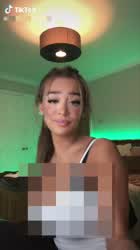 Censored Cleavage Dancing Teen TikTok clip