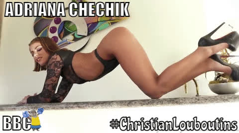 adriana chechik bbc brunette high heels interracial model pornstar sex doll white