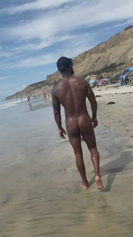 I love walking down the nude beach seeing other naked people