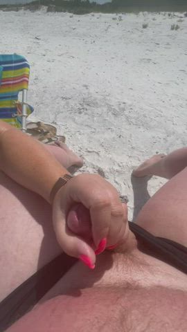 Beach Hand job
