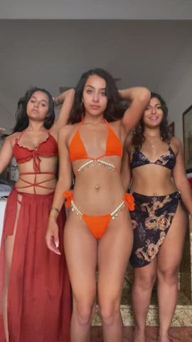 bikini dancing lingerie non-nude teen clip