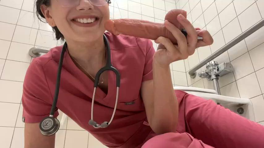 The mature nurse was feeling a bit naughty today. She had been working long hours