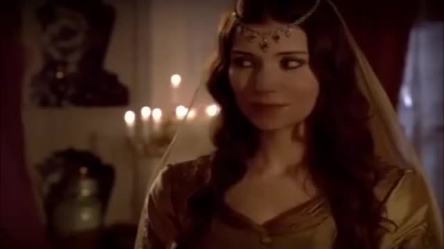 Hatice Sultan at dinner- Muhteşem Yüzyıl 17. Bölüm