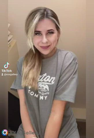 Another Little Blonde Tease (currently shadow banned on TikTok)