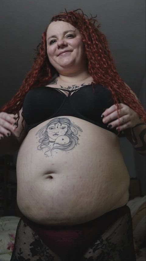 bbw belly button feedee ssbbw belly clip