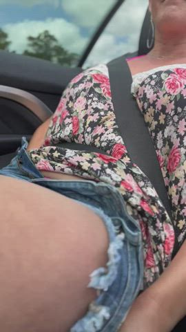 MILF Teacher Masturbating in Car