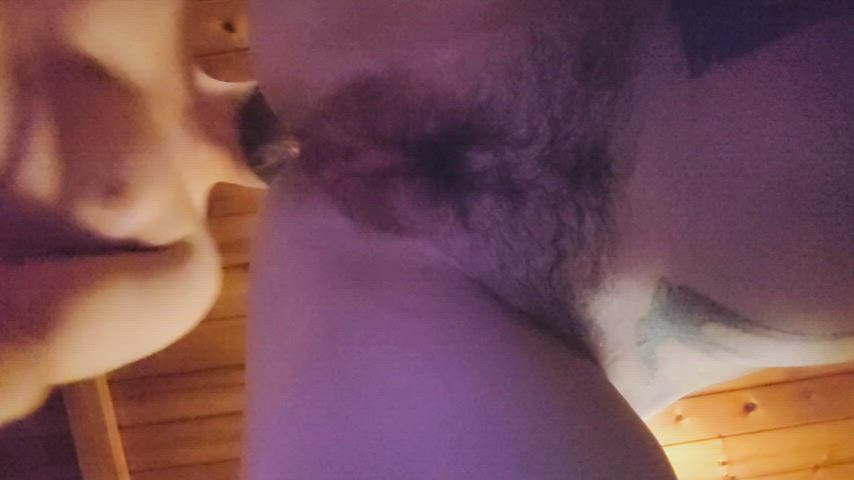 amateur cock doggystyle hairy pussy homemade real couple when-it-goes-in clip