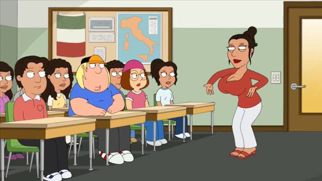 Family Guy Italian teacher cutaway