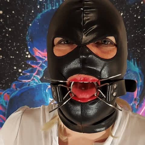 Spider gagged and ready for you