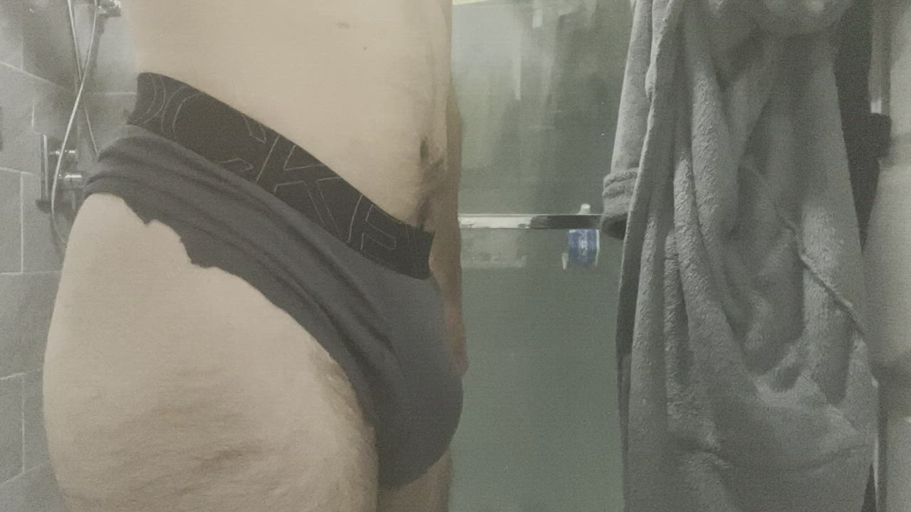 Tried to turn my old boxers into a thong, for a first try I think I did okay