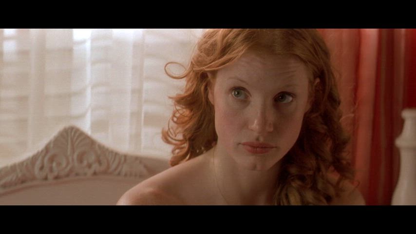 celebrity jessica chastain redhead clip