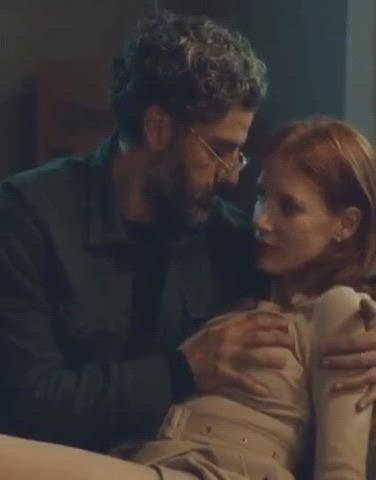 celebrity jessica chastain redhead clip