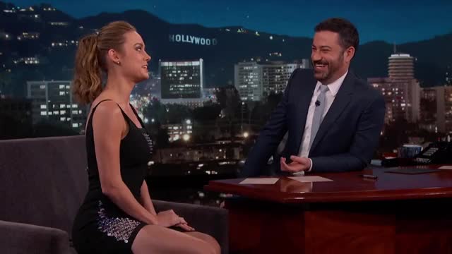 Brie Larson - 2016 Jimmy Kimmel appearance