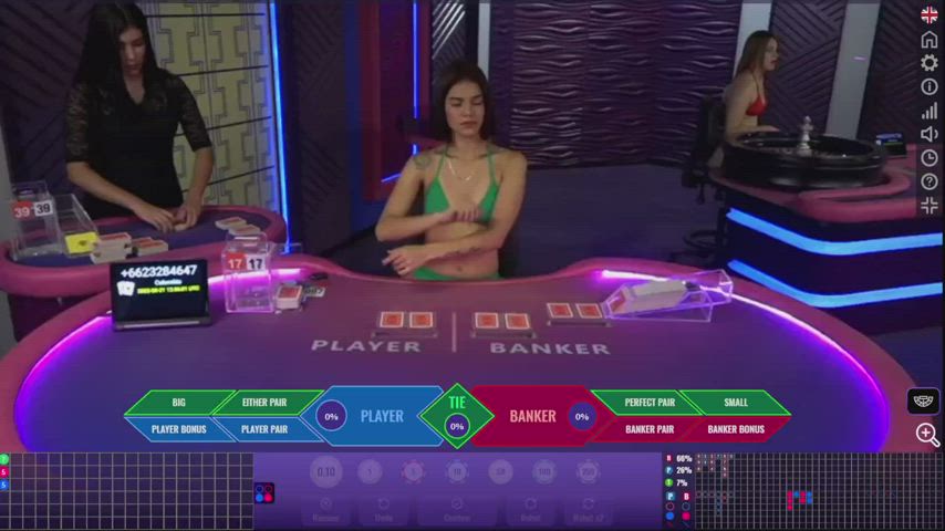 Sexy Live Bikini Dealers | Online Baccarat