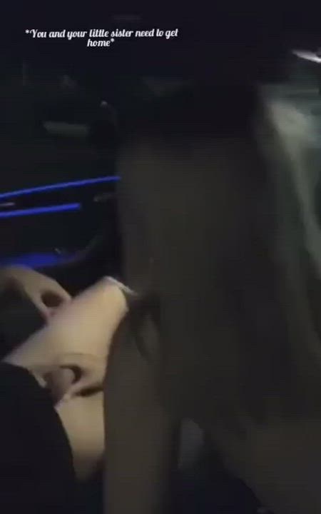Blowjob Caption Car clip