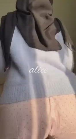 asian ass hijab malaysian muslim shaved pussy spreading clip