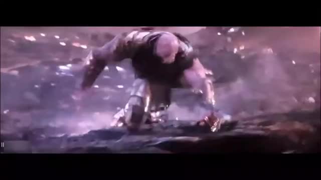 Captain Marvel Attacks Thanos