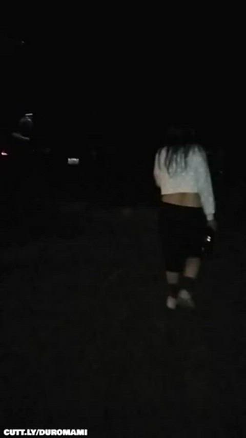 blowjob clothed outdoor teen teens clip