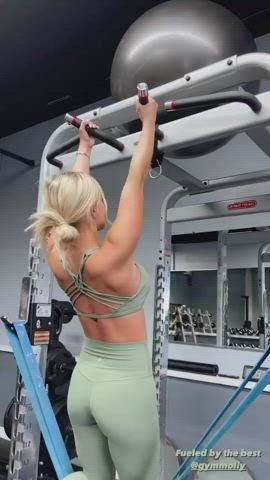 Blonde Tits Workout clip