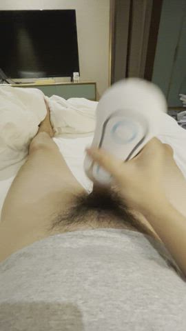 Toe curling orgasm thanks to the new tenga toy