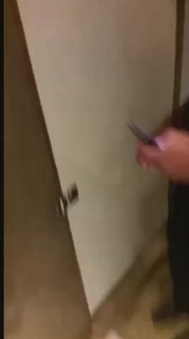 bathroom face slapping public clip