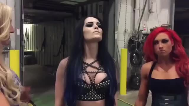 Paige, Becky and Charlotte