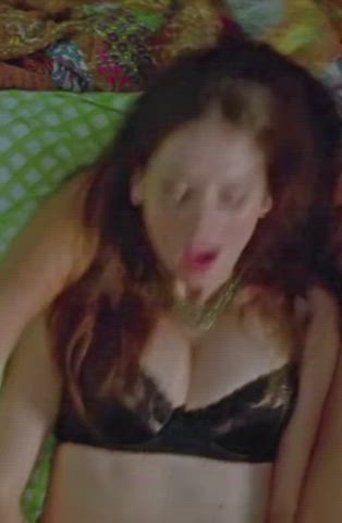 Alison Brie Celebrity Cleavage Underwear Lingerie clip