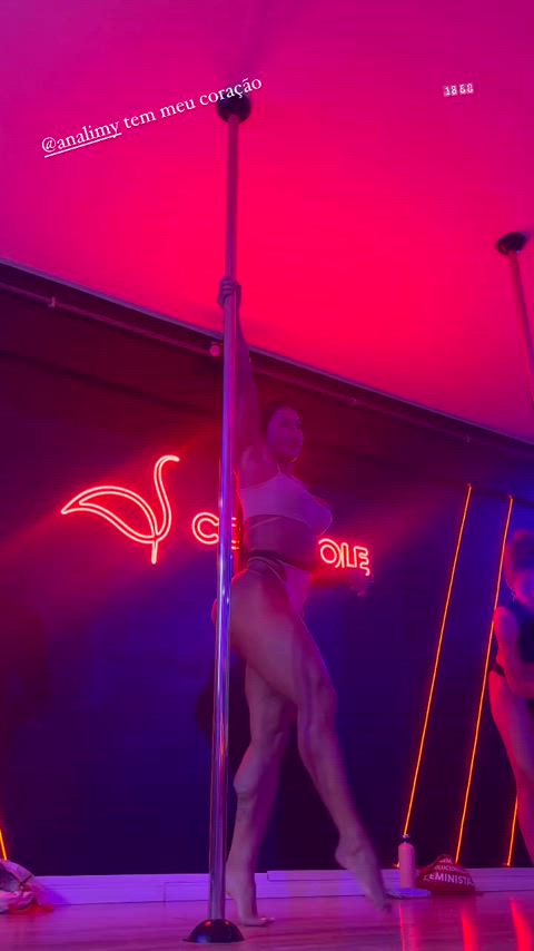 ass big ass big tits brazilian celebrity dancing muscular girl pole dance clip