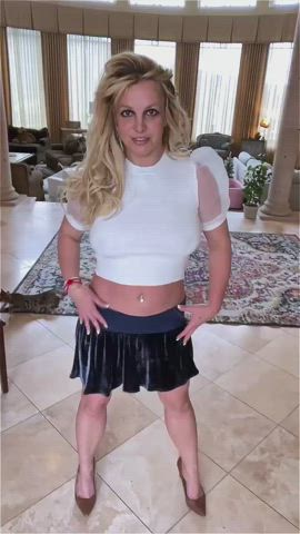 Britney Spears Natural Tits See Through Clothing clip