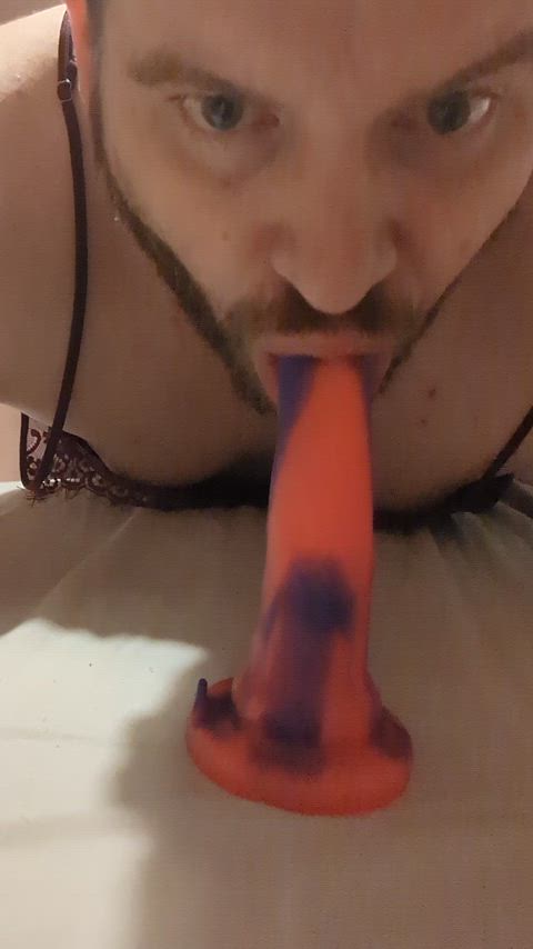 dildo male oral clip