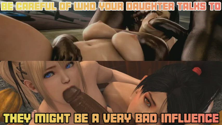 3D Caption Cuckold Daddy Daughter Hentai Interracial clip