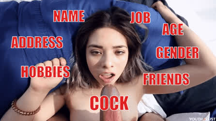 The effects of cum on a sissy's brain