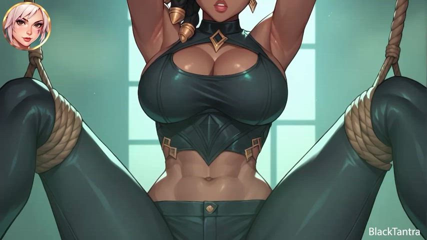 Are you into bondage? Senna's all tied up and exposed for you.. π±
[League Of