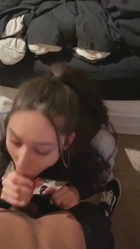 Ass Blowjob Fucked Girlfriend Homemade Selfie Sloppy Porn GIF by blowjobever1