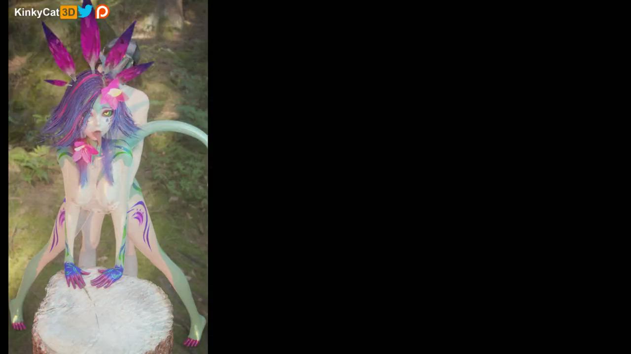 3 Views Of Neeko (KinkyCat3D) [League of Legends]