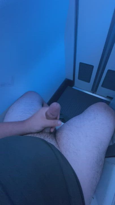 Airplane Male Masturbation clip