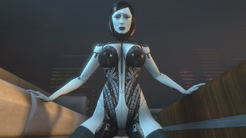 3d animation bouncing tits cowgirl robot rule34 clip