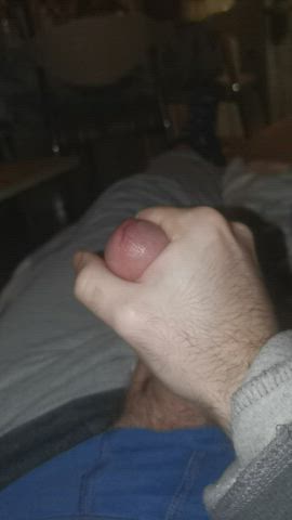 massage masturbating penis precum clip