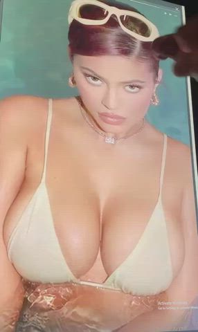 big tits boobs cum cumshot facial milf masturbating clip