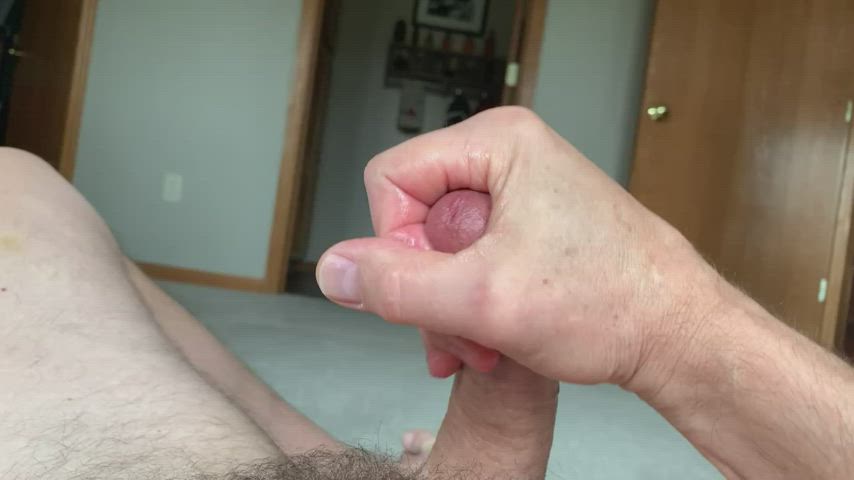 cock cum cumshot daddy erection gay male masturbation masturbating orgasm clip