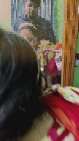 amateur ass boobs cumshot doggystyle indian mirror saree clip