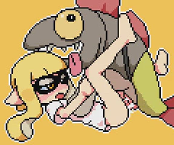 animation blonde creampie cumshot hentai interracial japanese monster monster girl