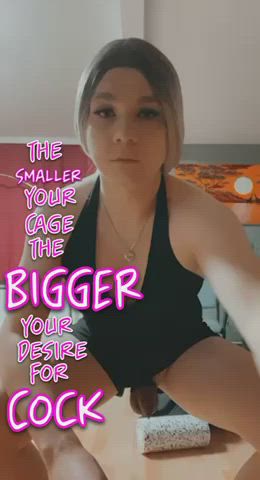 Keep shrinking that useless clitty sissy