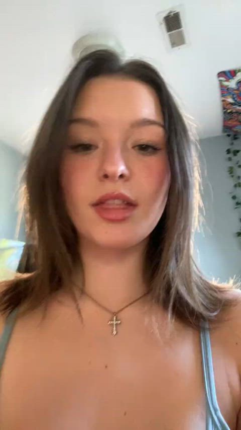 big tits brunette kentucky teen tiktok clip