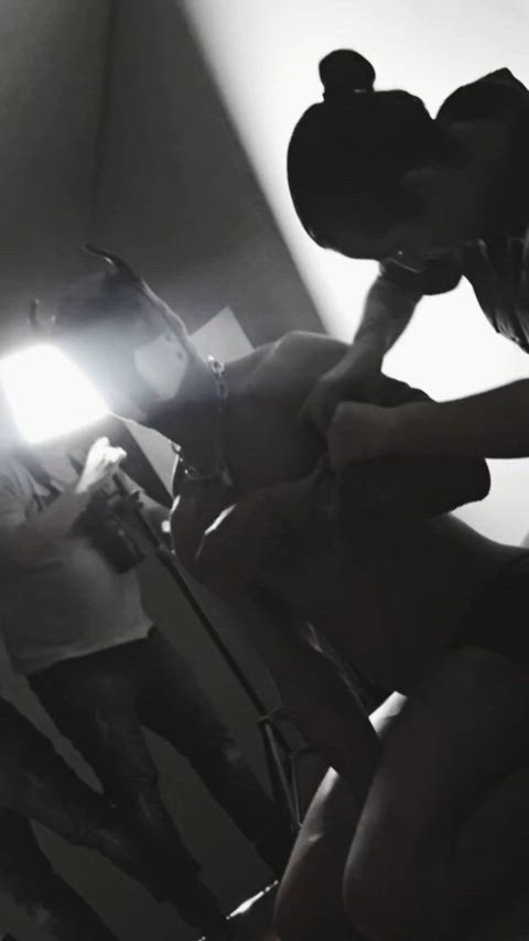 bdsm photoshoot shibari clip