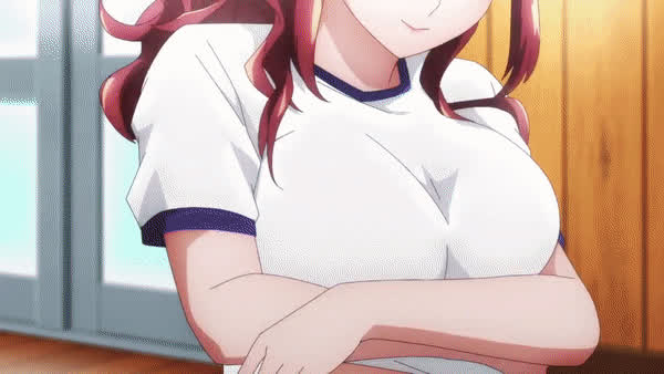 animation anime big tits bouncing tits bra ecchi groping undressing clip
