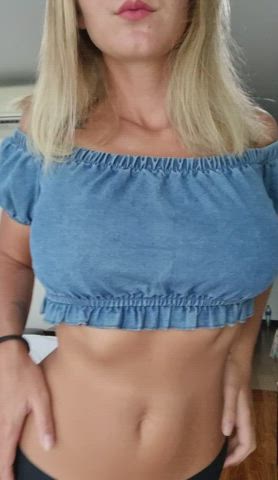 If I was your girl would you ever get bored of sucking these natural tits?