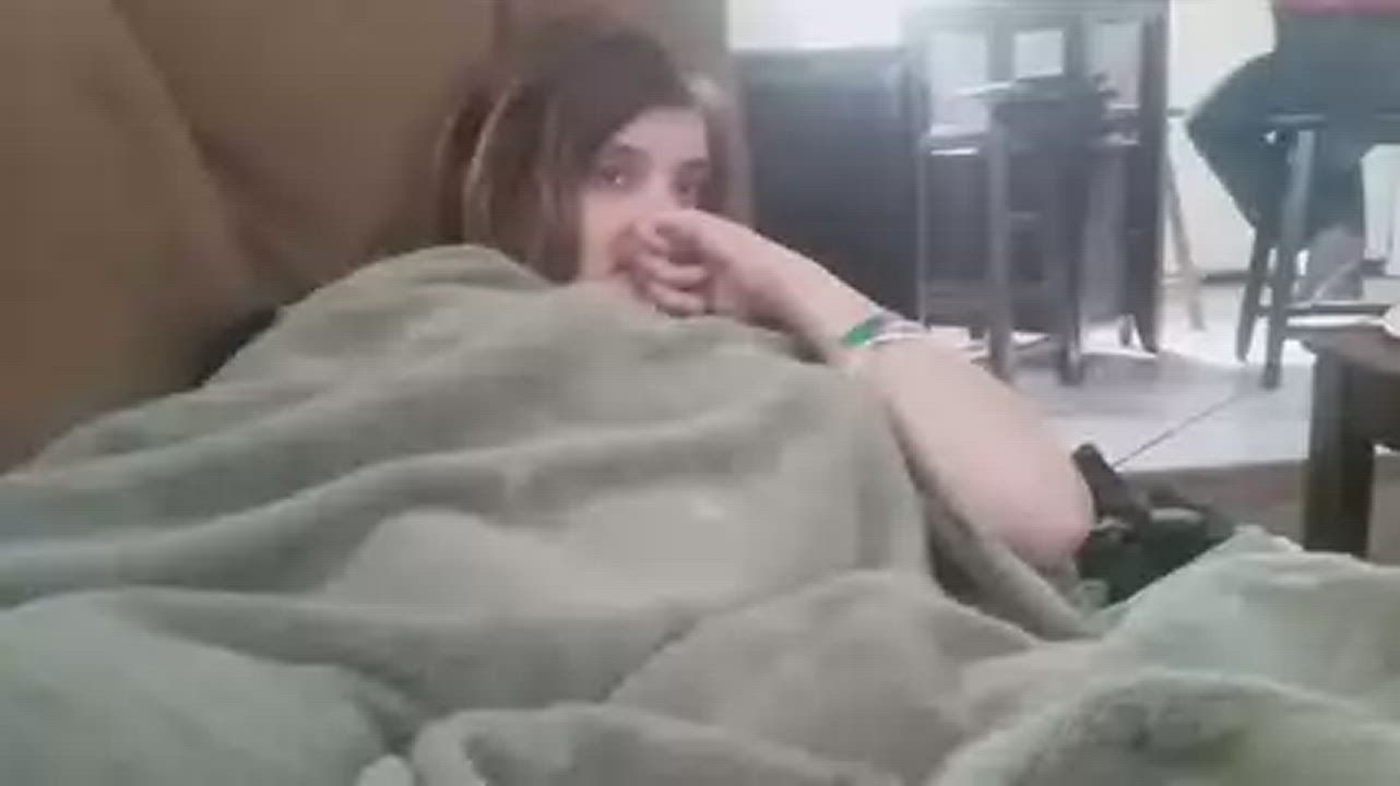 fingering herself under the covers