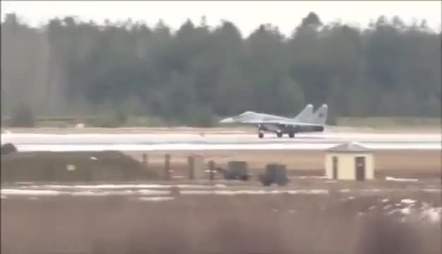 MiG-29 takeoff incident. Babruysk 23/02/2017